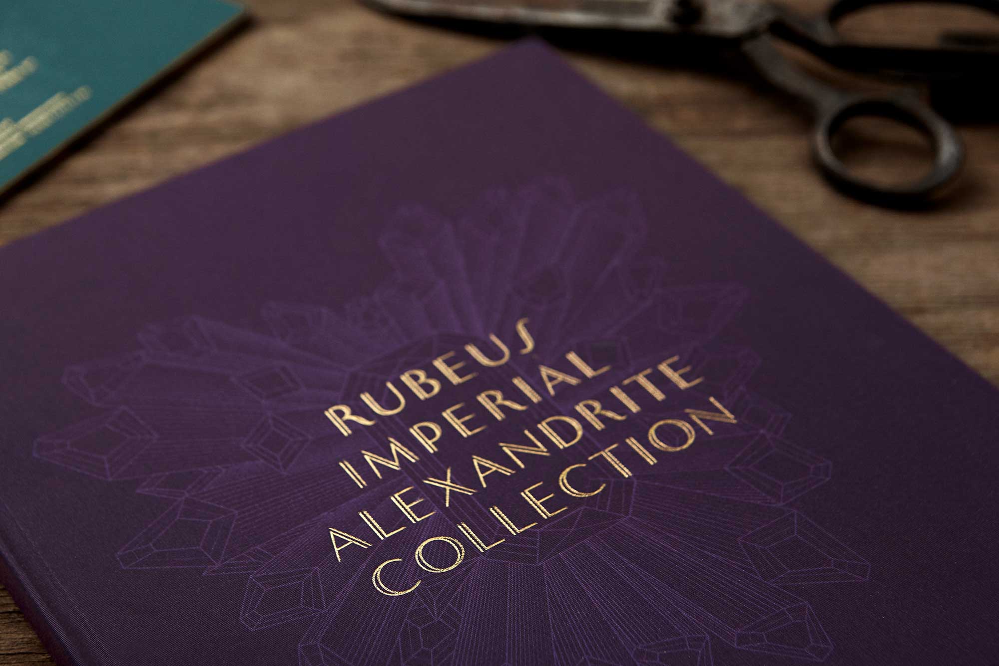 Branding and corporate identity for Rubeus Imperial Alexandrite Collection, Rubeus Milano, Ksenia Smirnova, 1503 Design