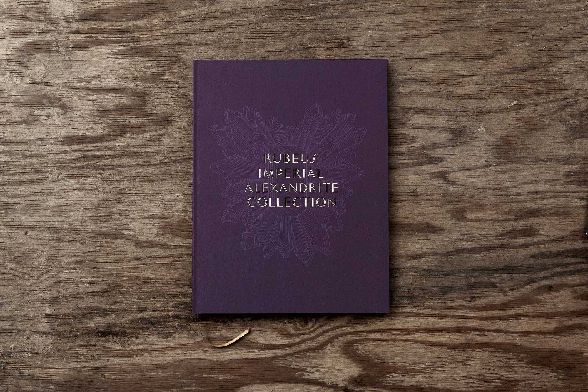 Branding and corporate identity for Rubeus Imperial Alexandrite Collection, Rubeus Milano, Ksenia Smirnova, 1503 Design