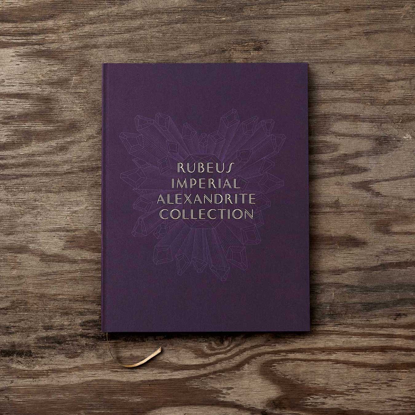 Branding and corporate identity for Rubeus Imperial Alexandrite Collection, Rubeus Milano, Ksenia Smirnova, 1503 Design