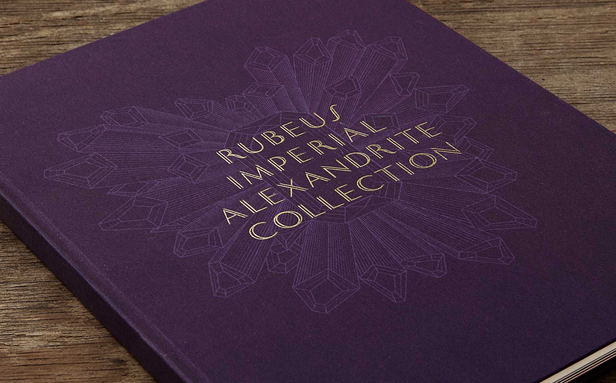 Branding and corporate identity for Rubeus Imperial Alexandrite Collection, Rubeus Milano, Ksenia Smirnova, 1503 Design