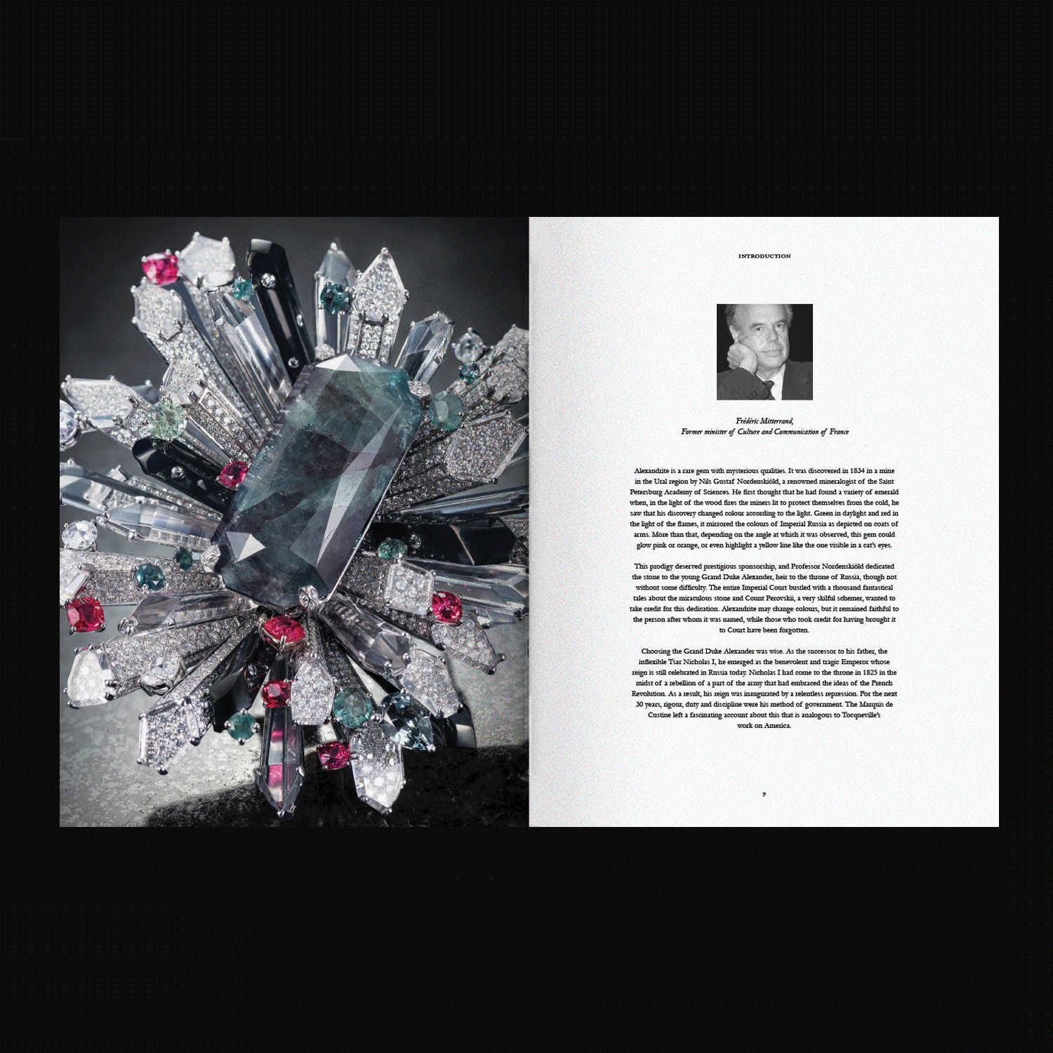 Catalogue design for Rubeus Alexandrite Collection by 15:03 design, Ksenia Smirnova, Frederic Mane